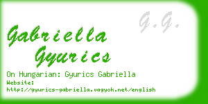 gabriella gyurics business card